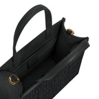 Schwarze Baumwolltasche