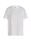 Weißes Baumwoll-T-Shirt