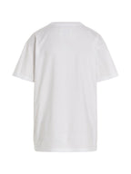 Weißes Baumwoll-T-Shirt