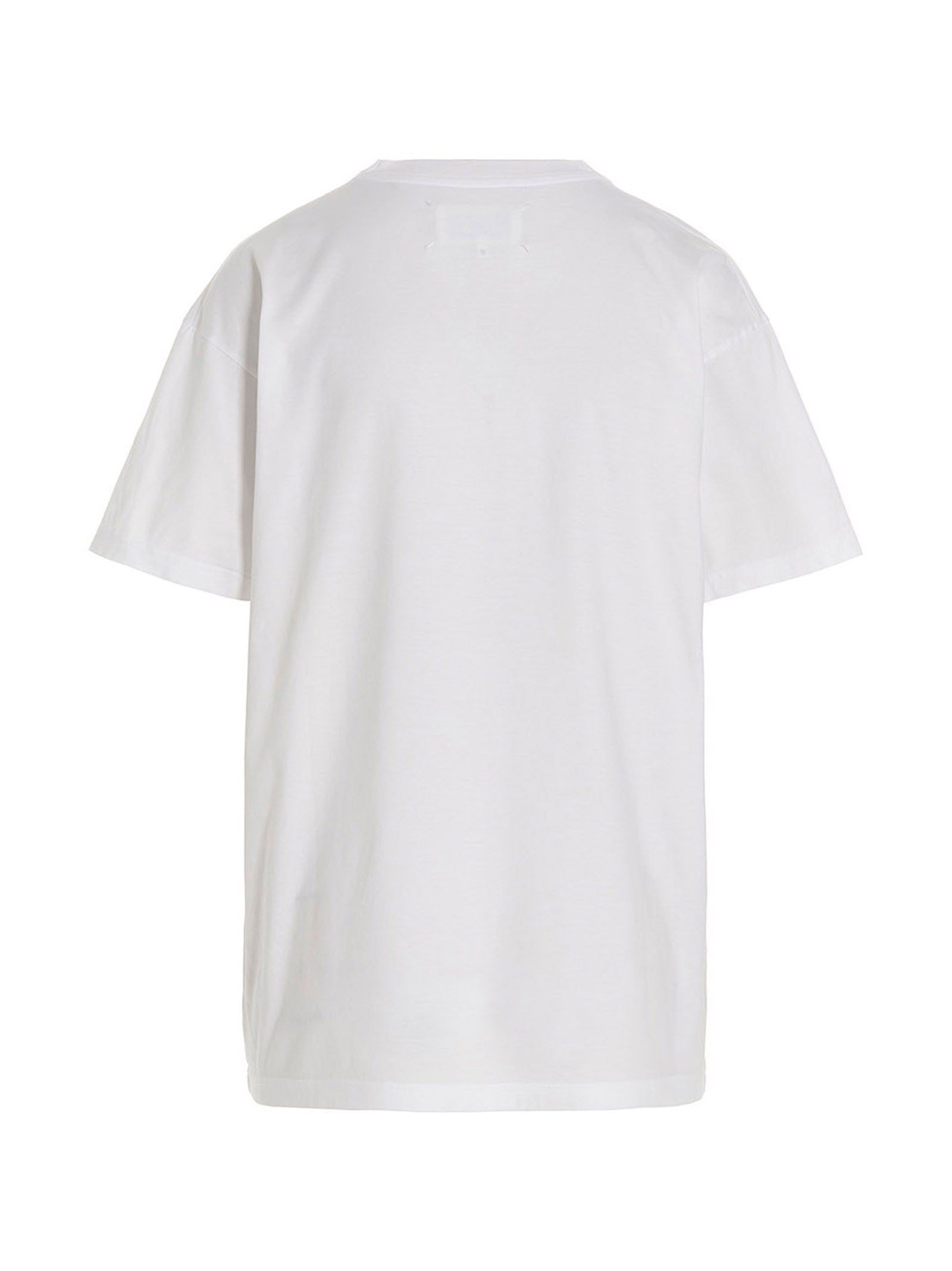 Weißes Baumwoll-T-Shirt