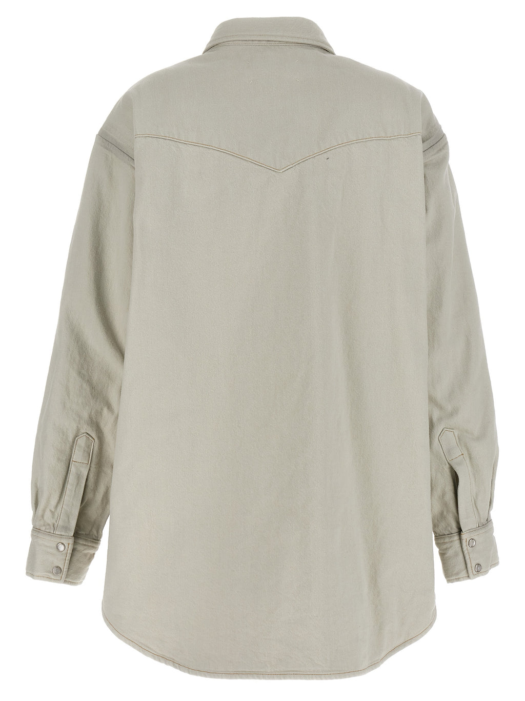 Weiße Jeansjacke aus Baumwolle