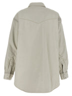 Weiße Jeansjacke aus Baumwolle