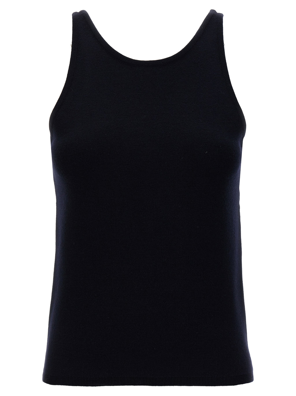 Blaue Tanktops aus reiner Schurwolle