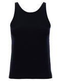 Blaue Tanktops aus reiner Schurwolle