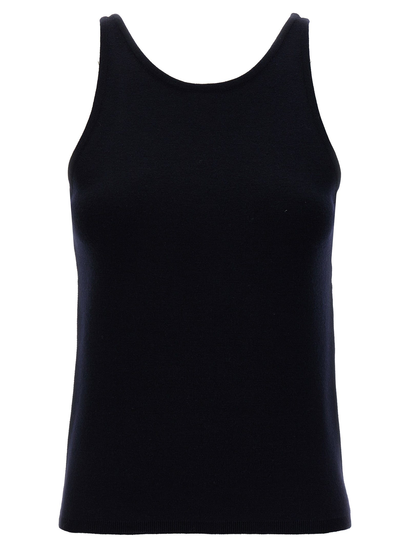Blaue Tanktops aus reiner Schurwolle