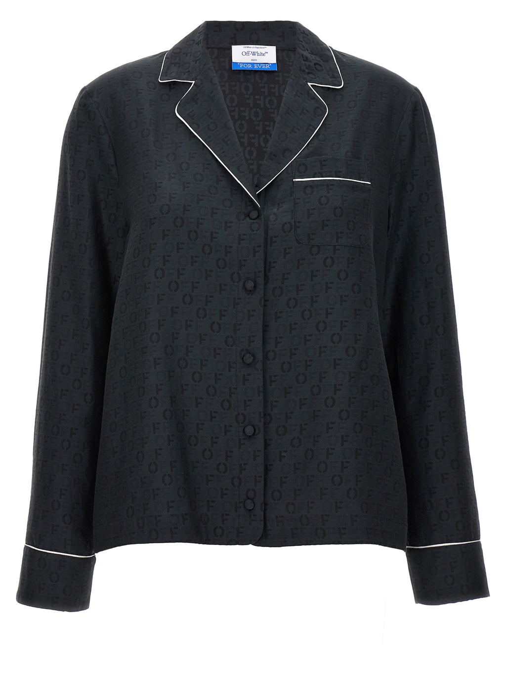 Schwarze Seidenbluse
