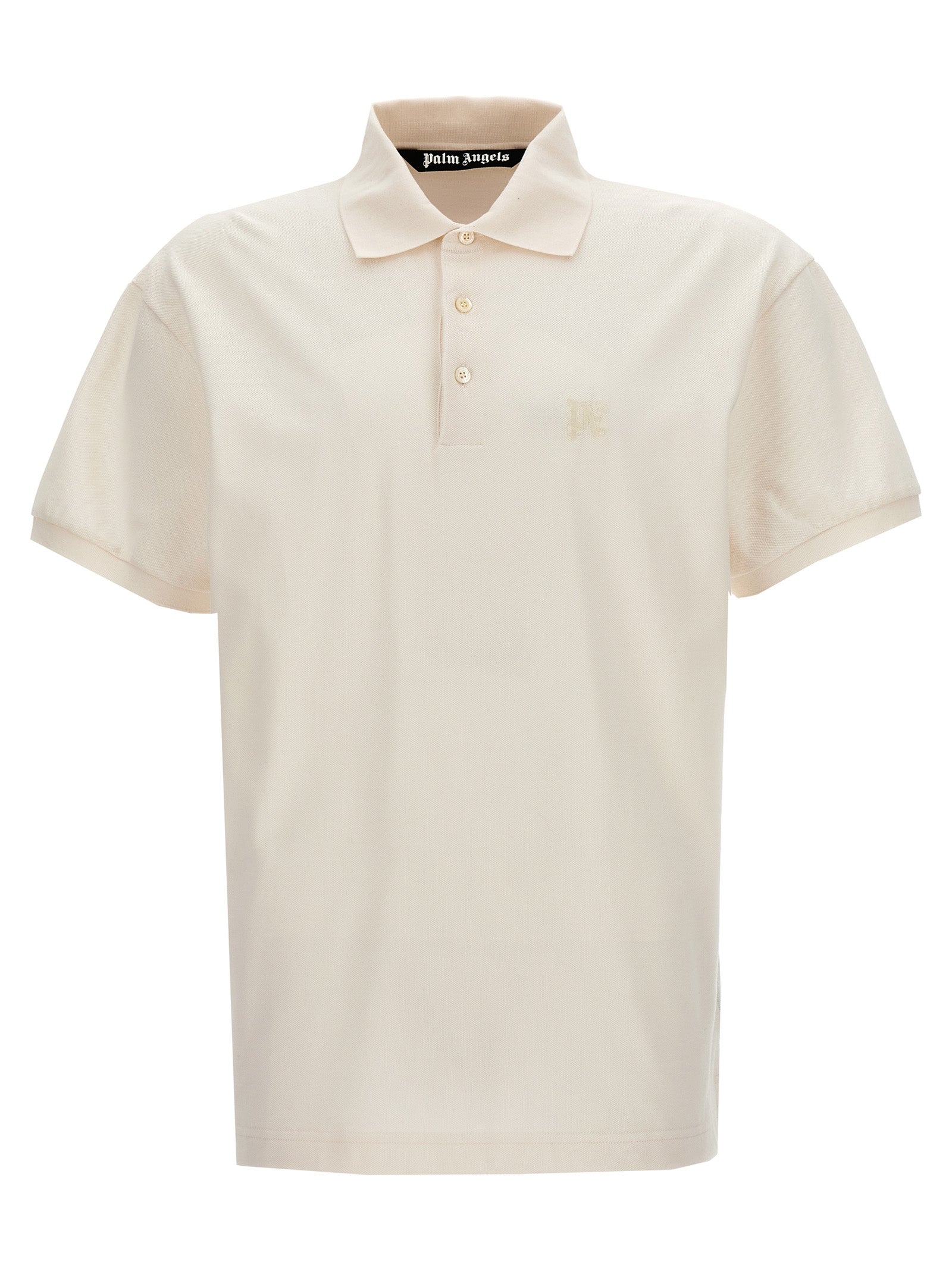 Weißes Poloshirt aus Polyester