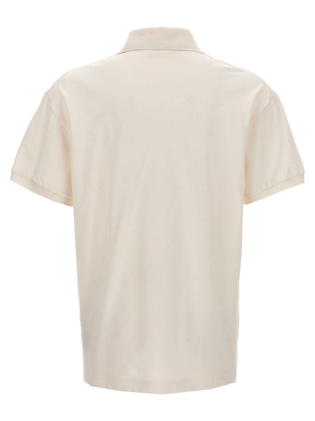 Weißes Poloshirt aus Polyester