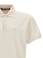 Weißes Poloshirt aus Polyester
