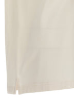 Weißes Poloshirt aus Polyester