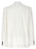 Weißer Baumwollblazer
