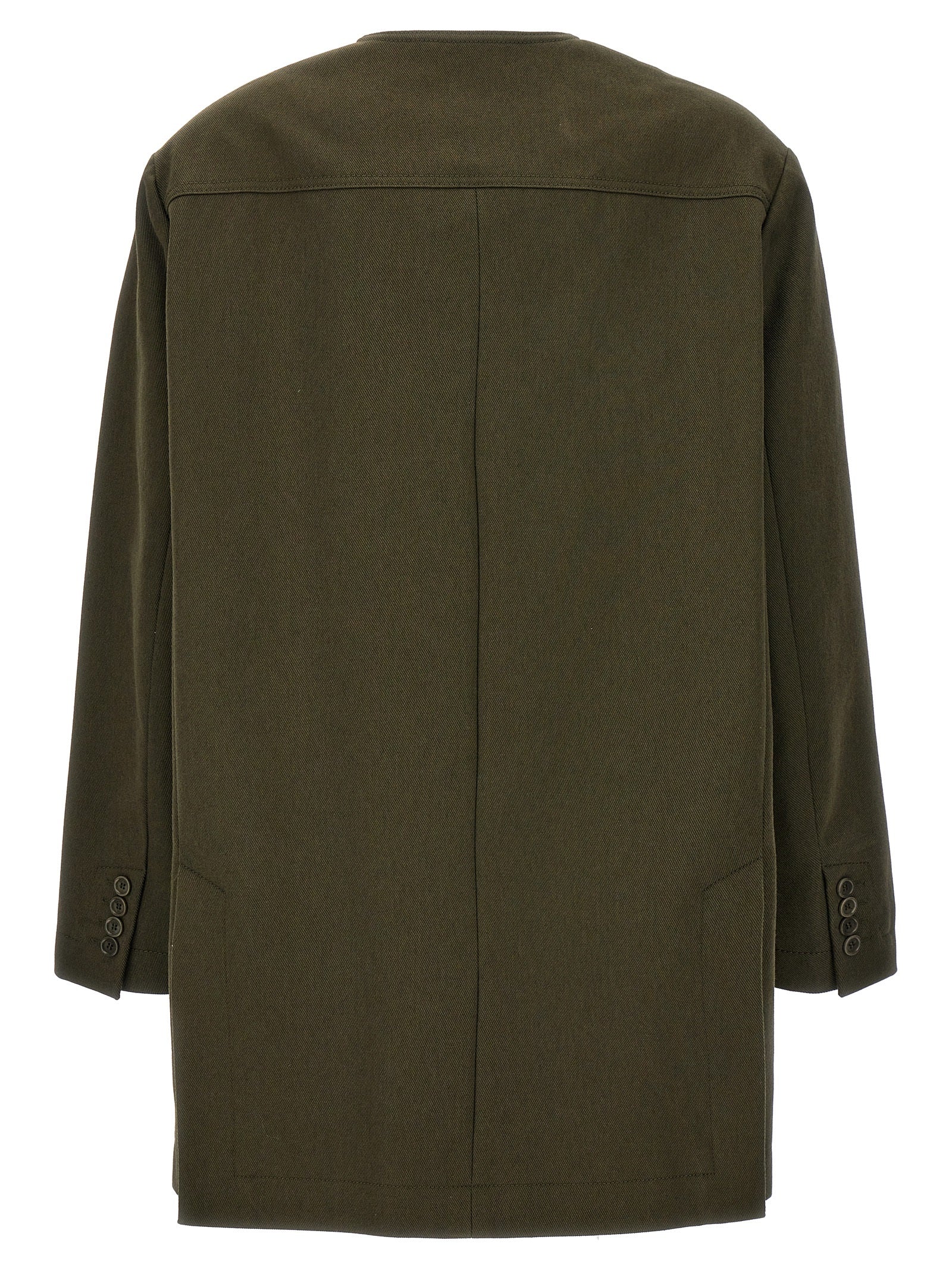 Baumwolljacke in Zweifarbenoptik