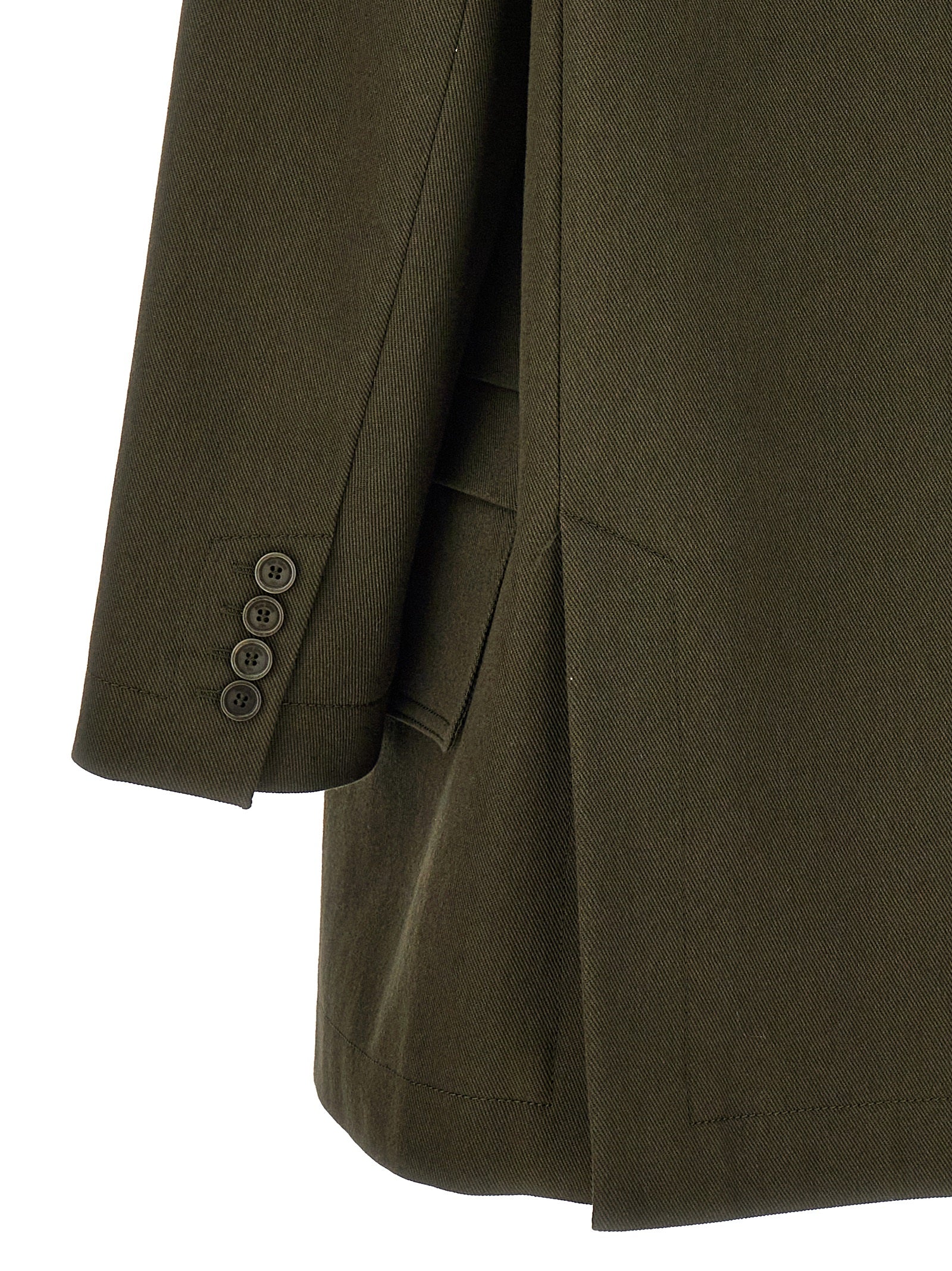 Baumwolljacke in Zweifarbenoptik