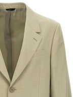 Mantel aus reiner Schurwolle in Beige