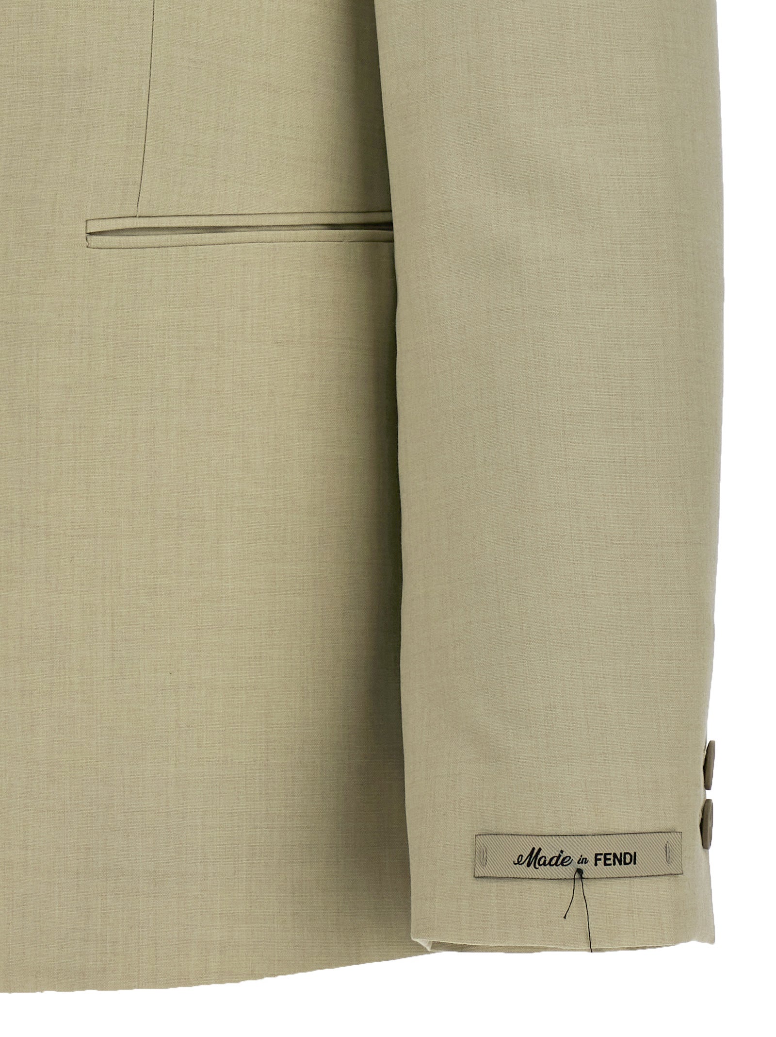 Mantel aus reiner Schurwolle in Beige