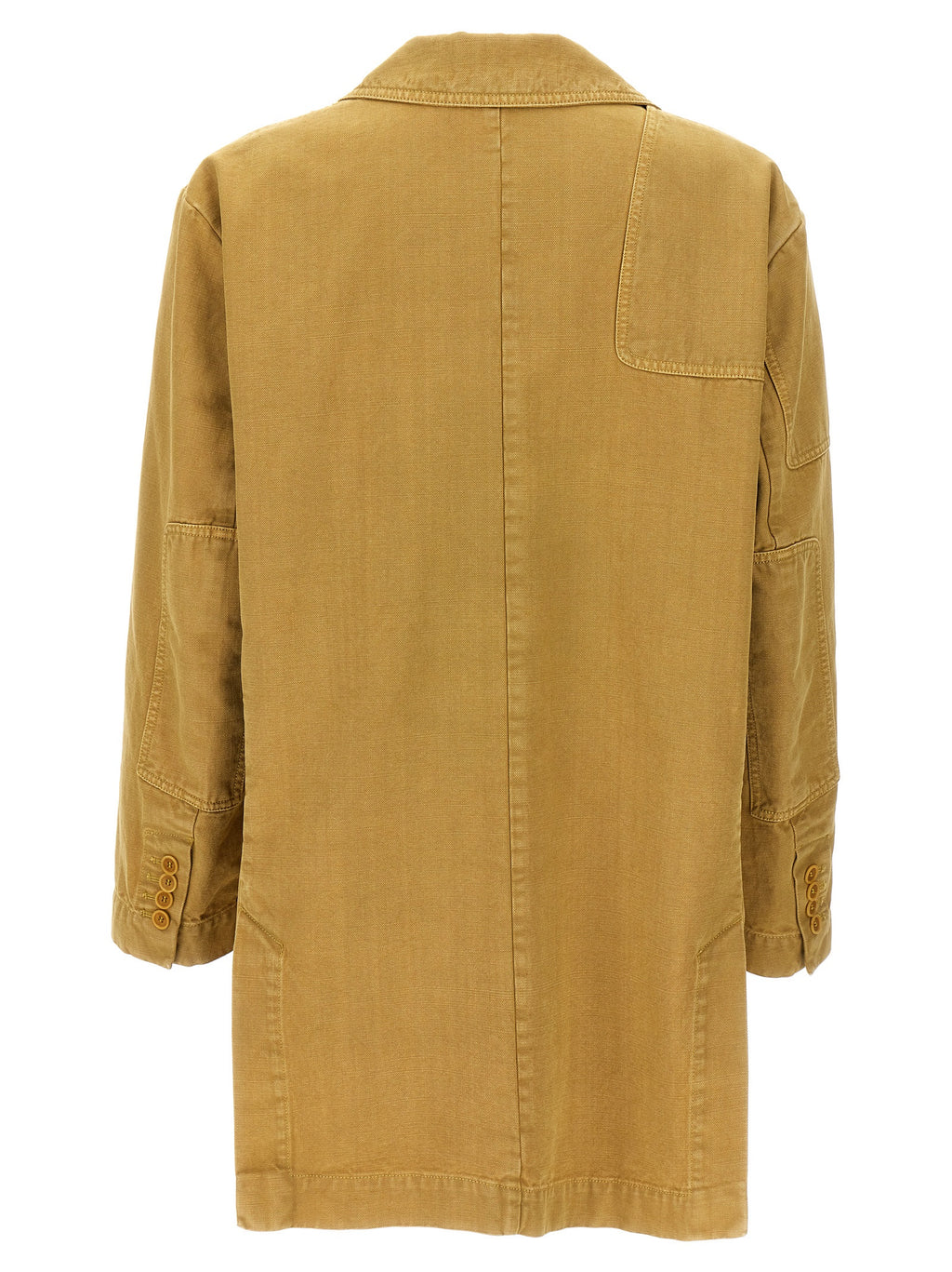 Beige Baumwollblazer