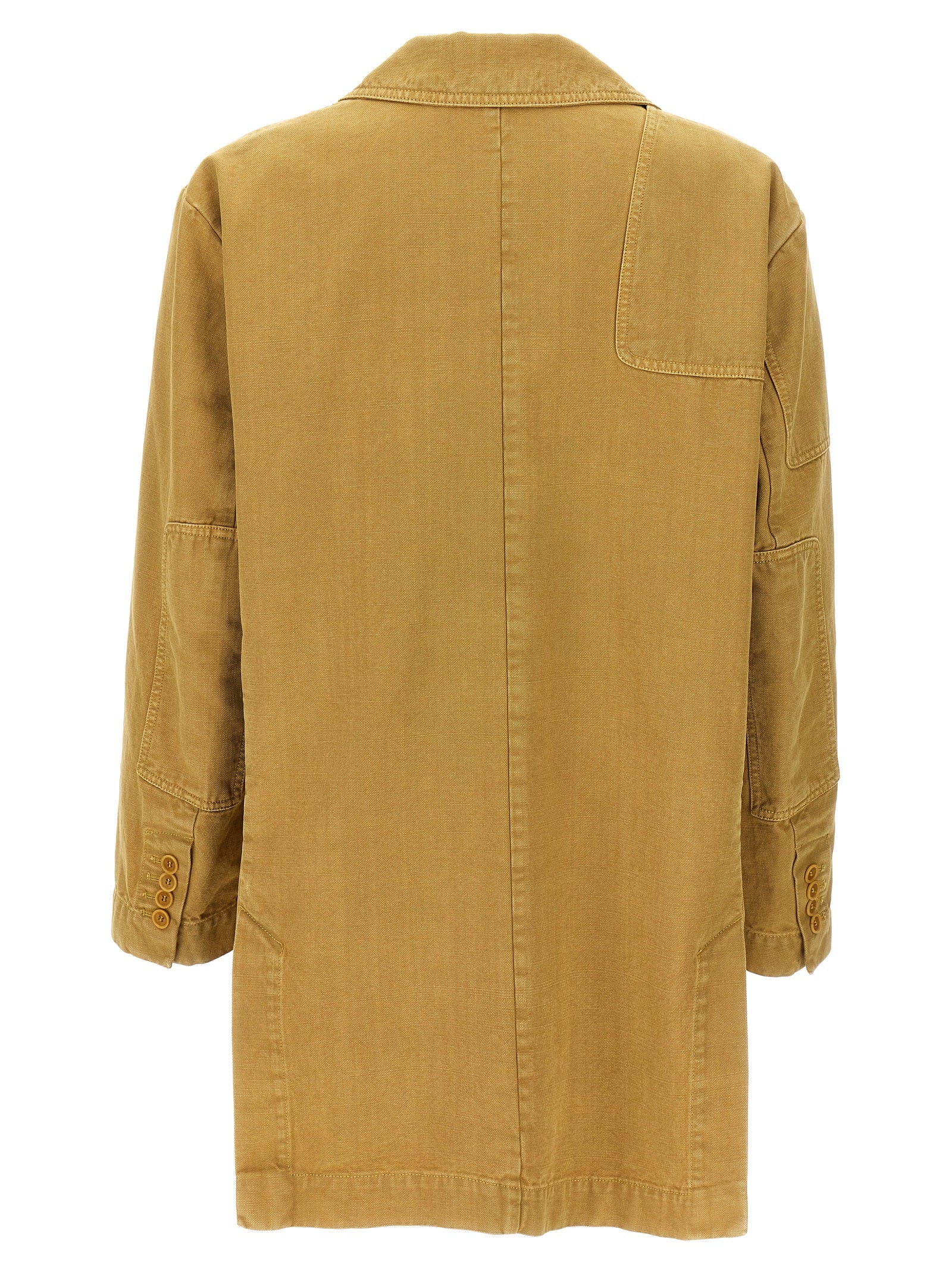 Beige Baumwollblazer