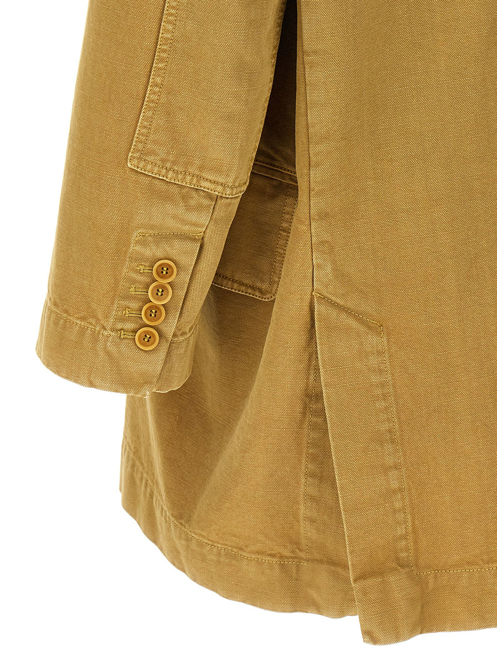 Beige Baumwollblazer