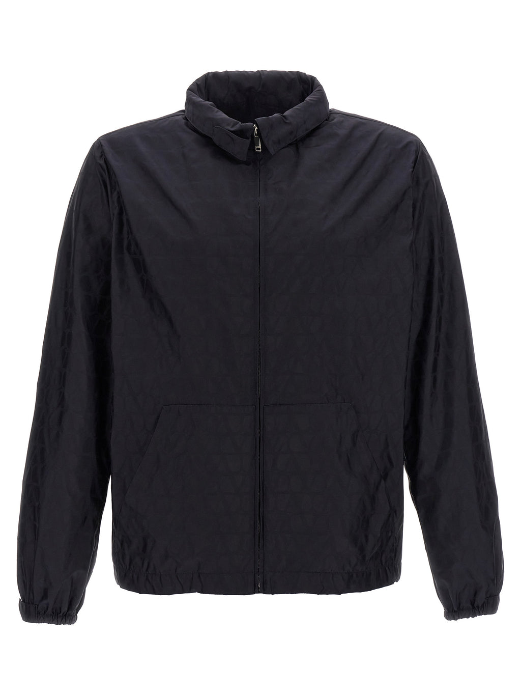 Blaue Shell-Jacke aus Polyamid
