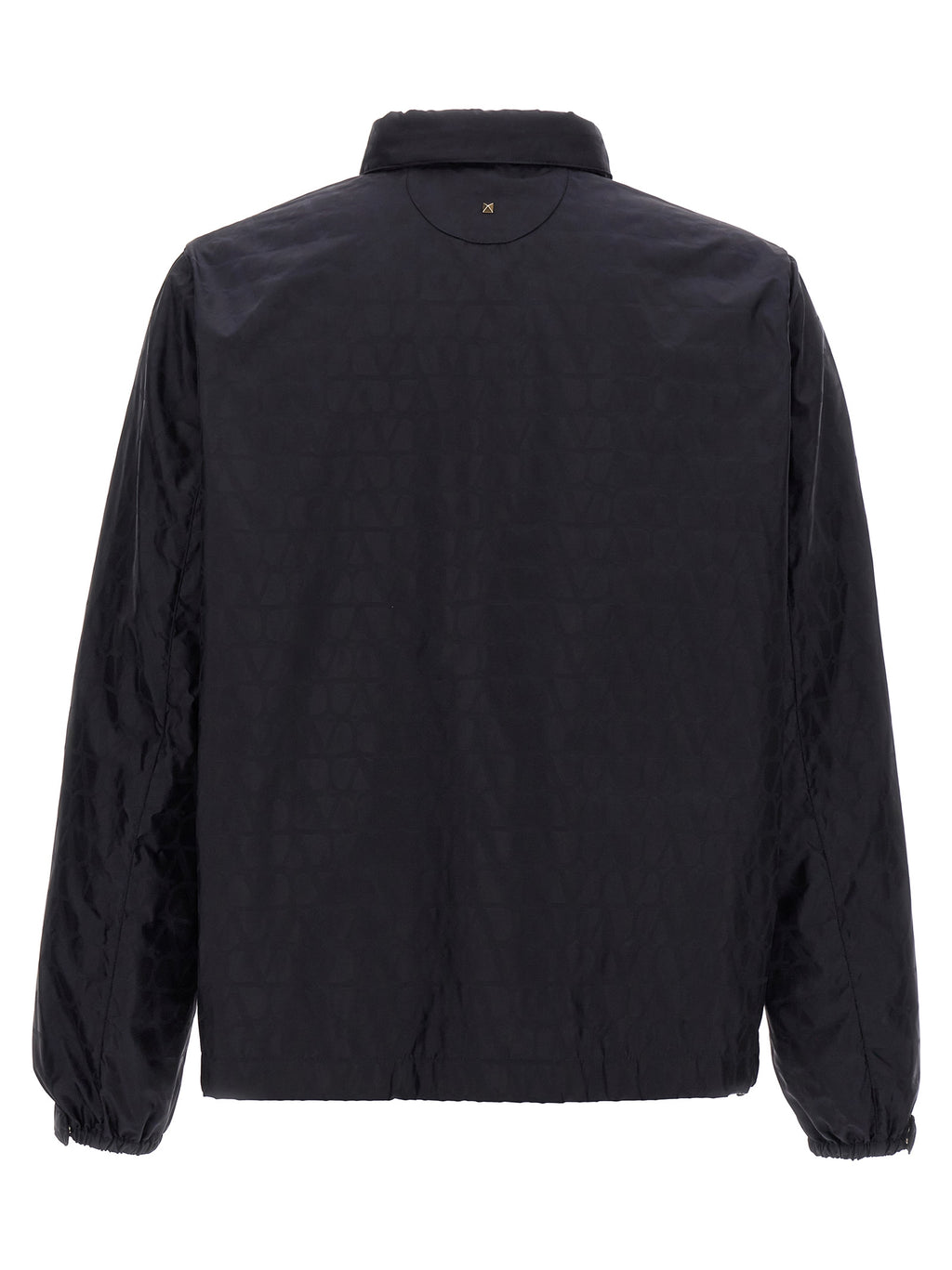 Blaue Shell-Jacke aus Polyamid