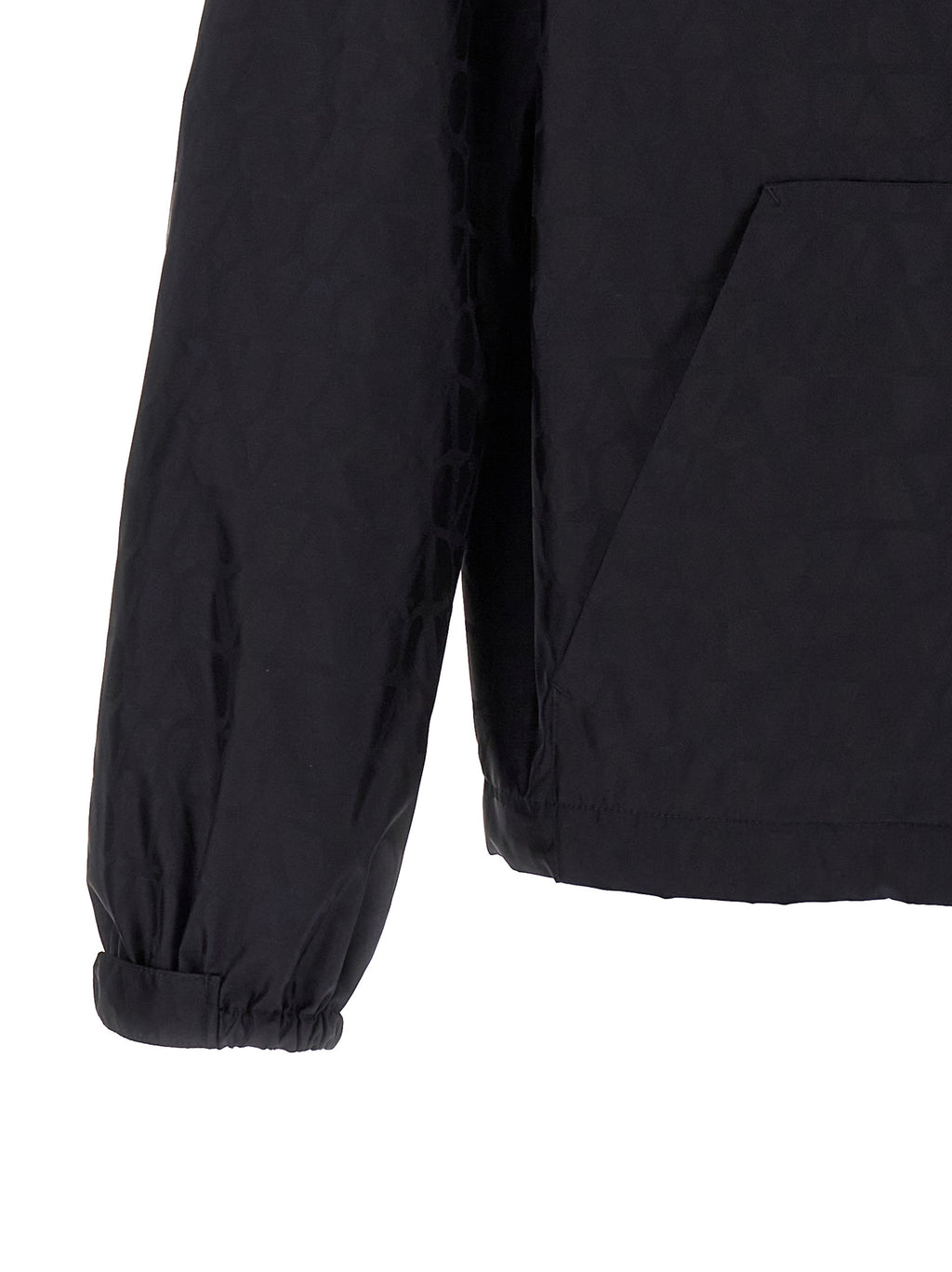 Blaue Shell-Jacke aus Polyamid