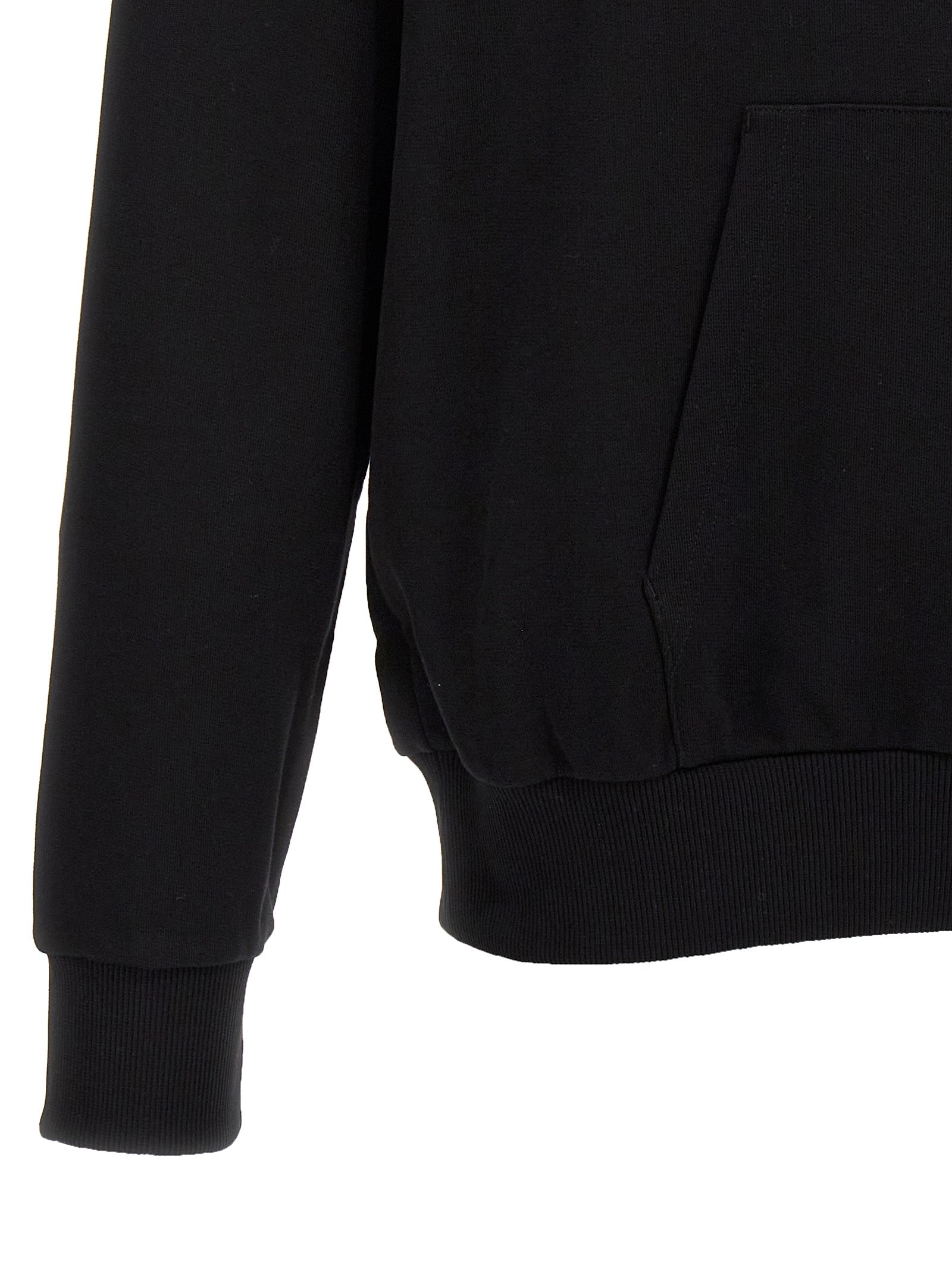 Zweifarbiger Baumwollpullover