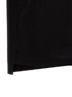 Schwarzes Baumwoll-Poloshirt