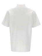 Weißes Poloshirt aus Baumwolle