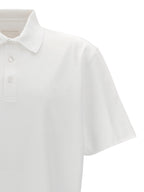 Weißes Poloshirt aus Baumwolle