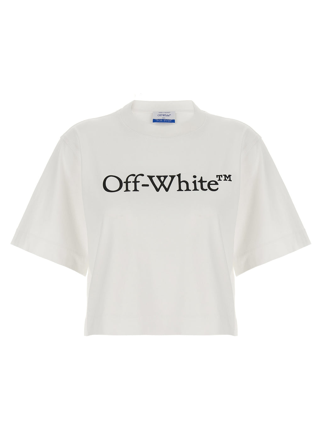 Weißes Baumwoll-T-Shirt