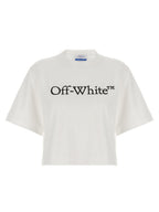 Weißes Baumwoll-T-Shirt