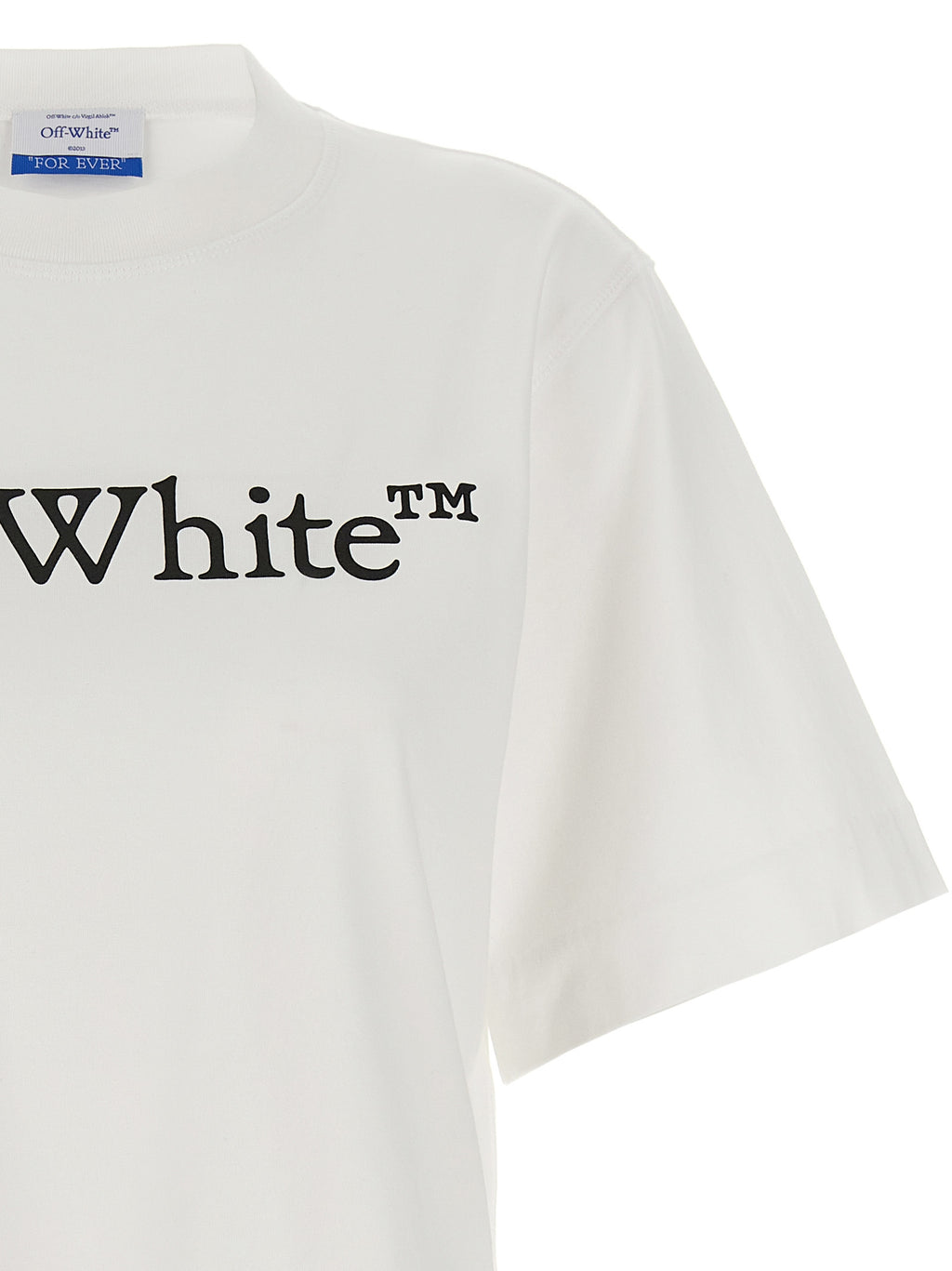 Weißes Baumwoll-T-Shirt