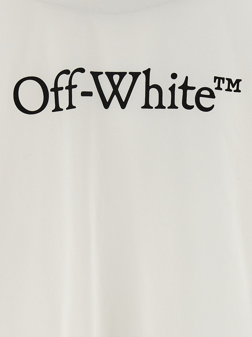 Weißes Baumwoll-T-Shirt