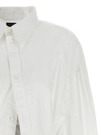 Weiße Baumwollbluse