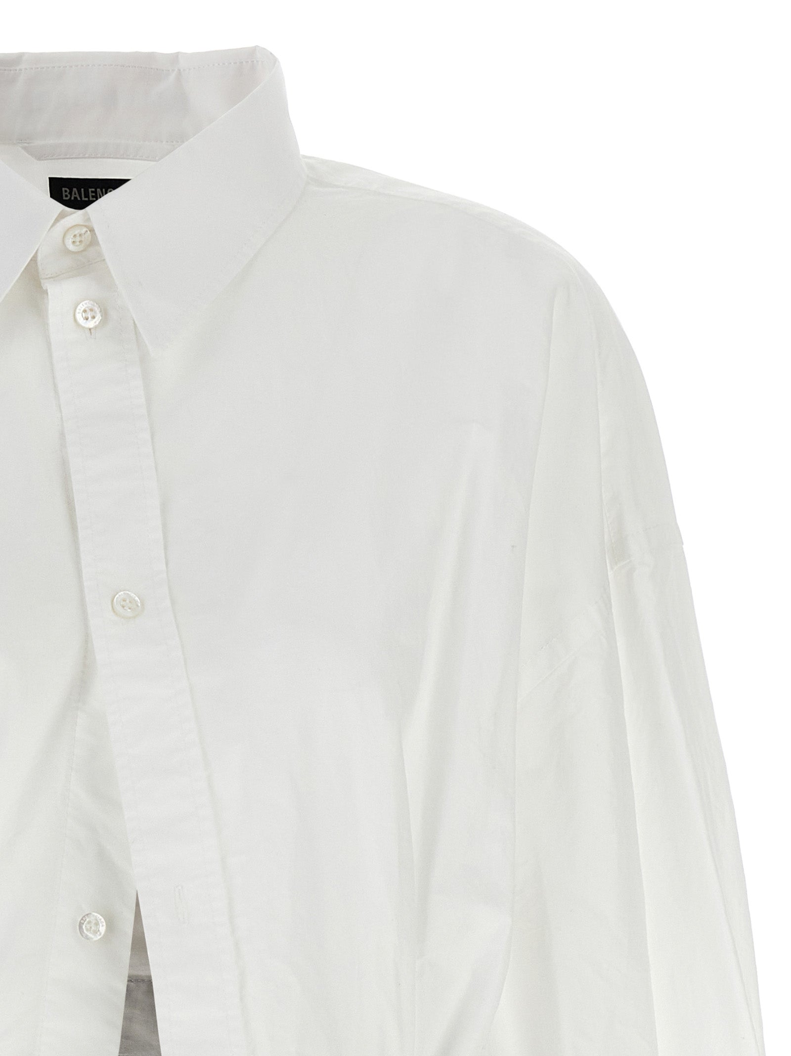 Weiße Baumwollbluse