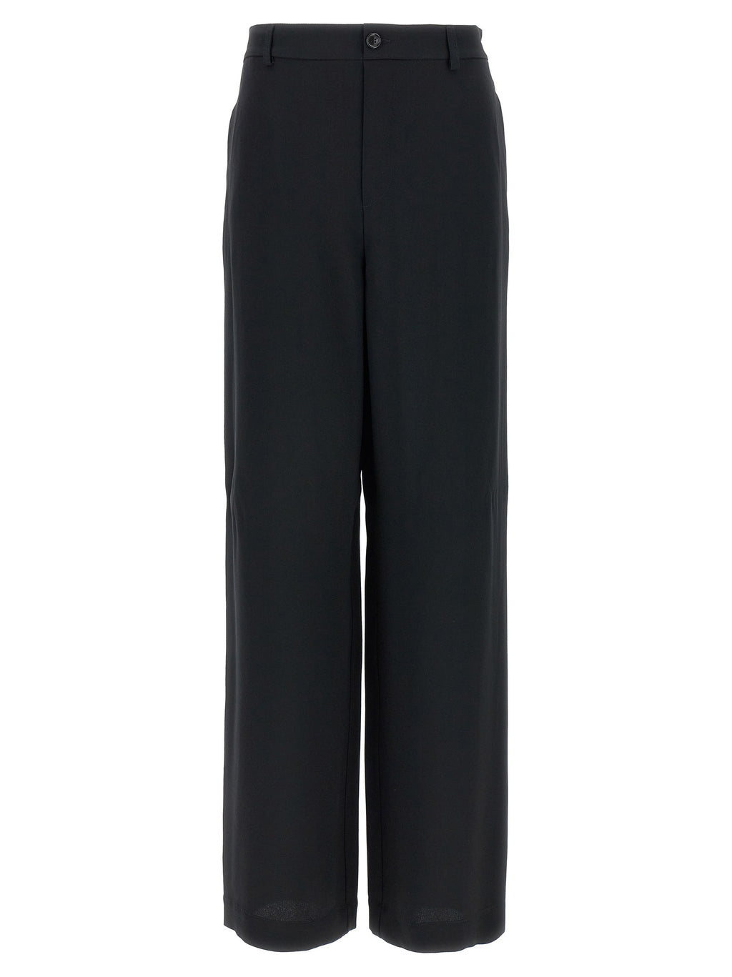 Schwarze Freizeithose aus Acetat