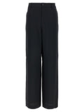 Schwarze Freizeithose aus Acetat