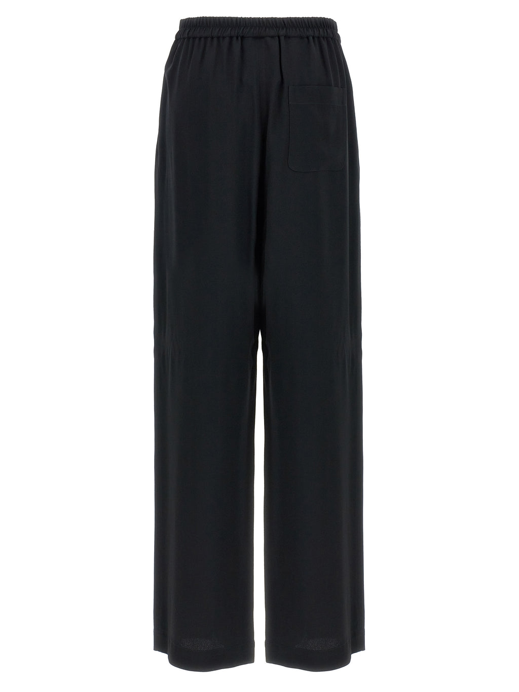 Schwarze Freizeithose aus Acetat