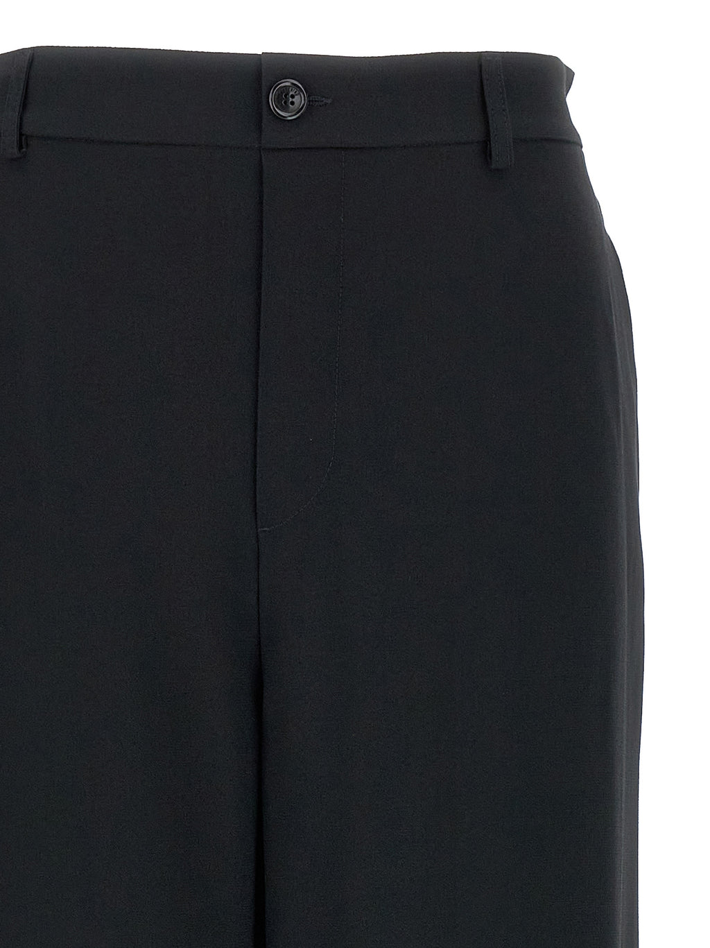 Schwarze Freizeithose aus Acetat