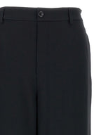 Schwarze Freizeithose aus Acetat