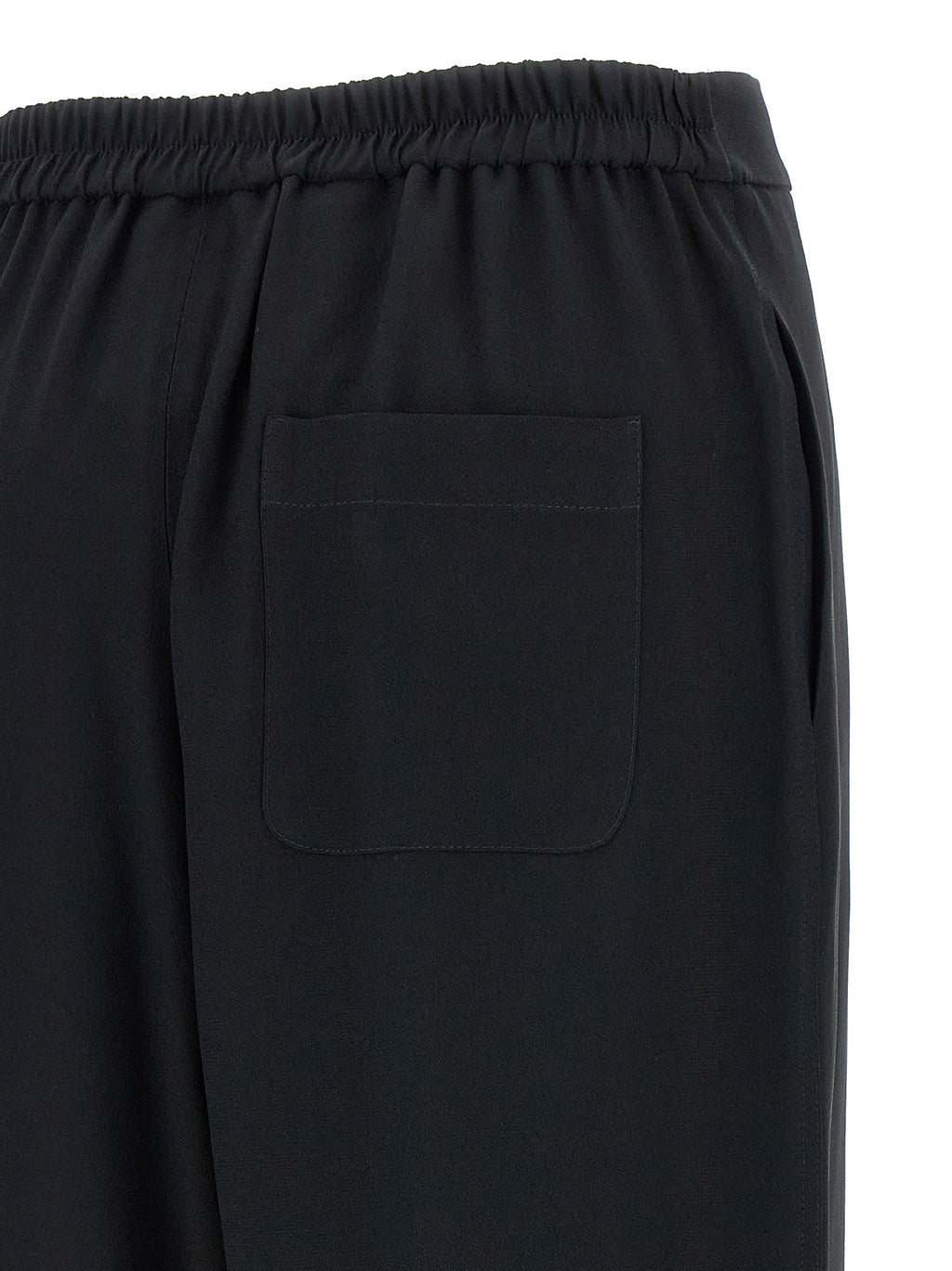 Schwarze Freizeithose aus Acetat