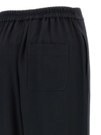 Schwarze Freizeithose aus Acetat