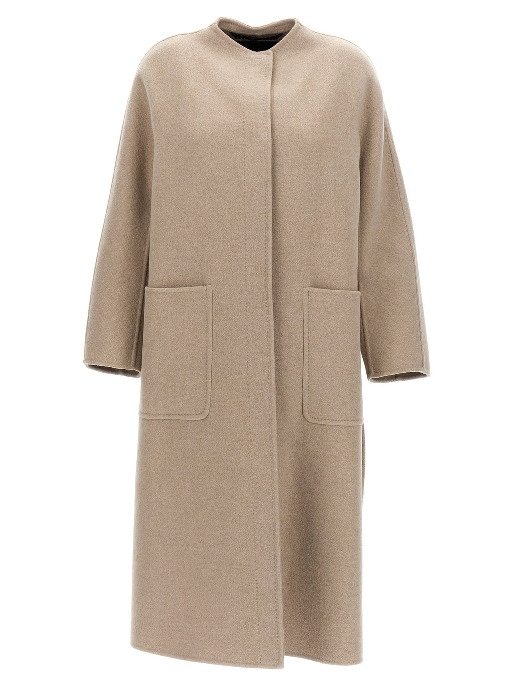 Beiger Kaschmir-Mantel Max Mara