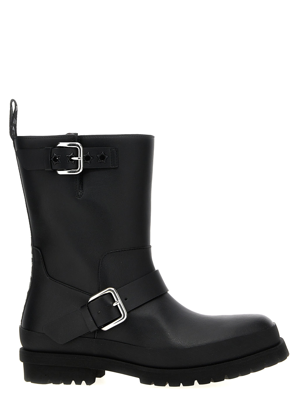 Schwarze Ankle Boots aus Polyester