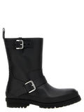 Schwarze Ankle Boots aus Polyester