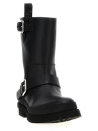 Schwarze Ankle Boots aus Polyester