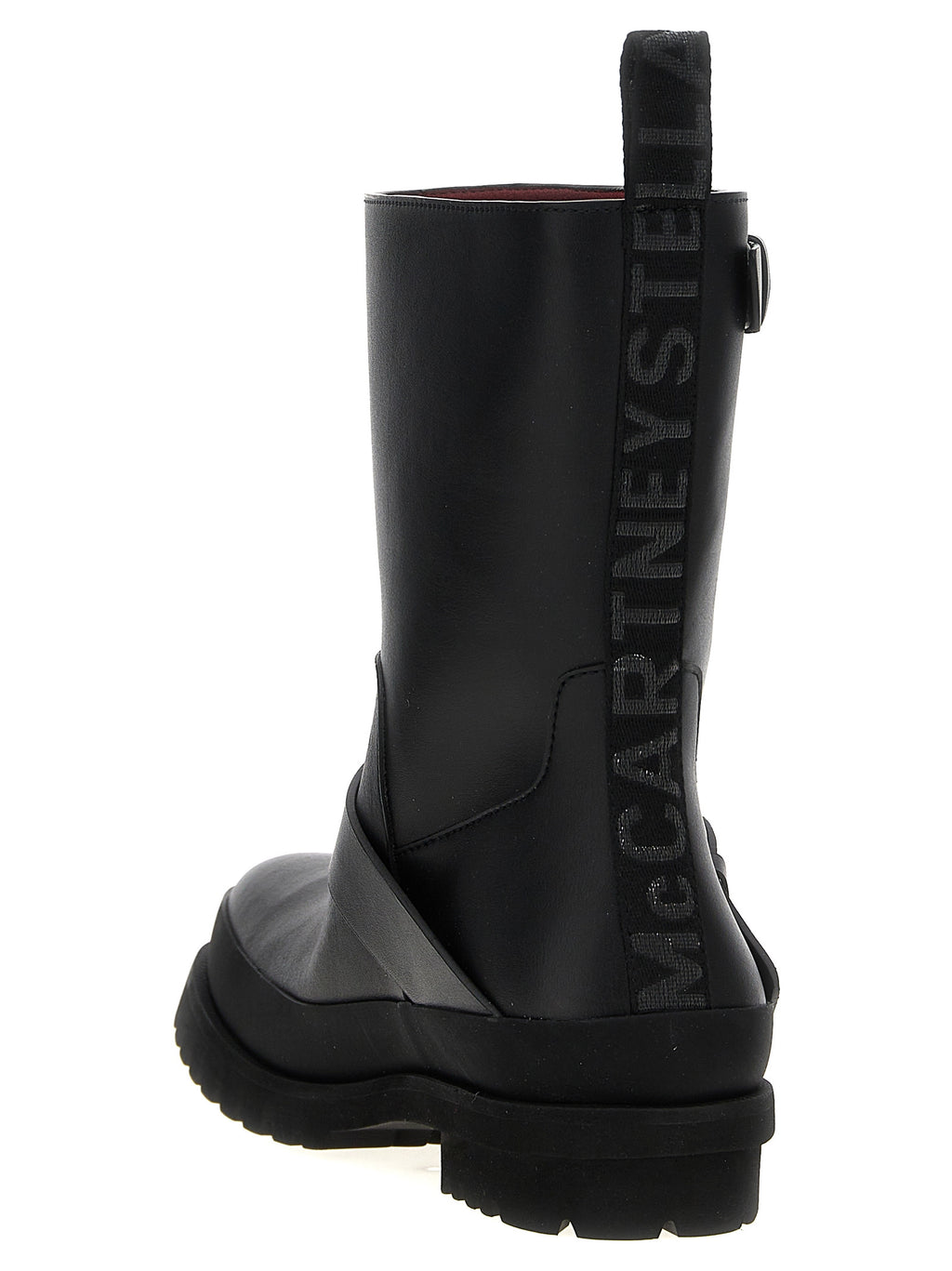 Schwarze Ankle Boots aus Polyester
