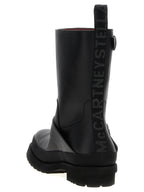 Schwarze Ankle Boots aus Polyester