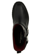 Schwarze Ankle Boots aus Polyester