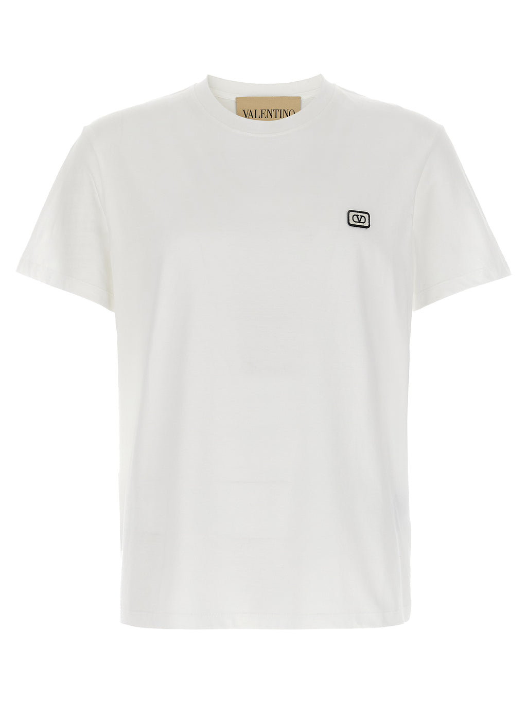 Weißes Baumwoll-T-Shirt